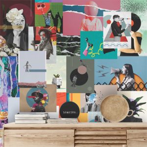 Lambe Lambe Kit Cartaz Pop Art Colagem Adesivo Galeria L401